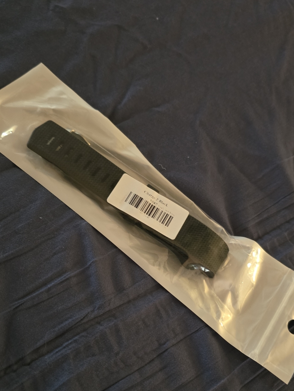 Black Replacement Nylon Watch Band for Fitbit Charge 2